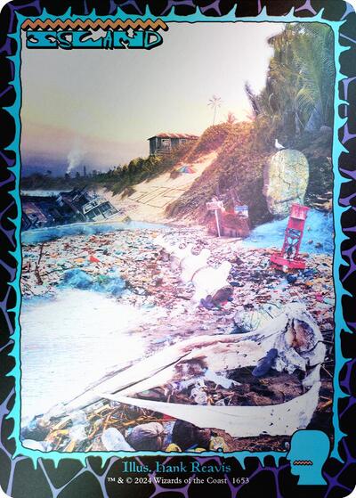 Island (1653) (Rainbow Foil) (Secret Lair) Near Mint Foil