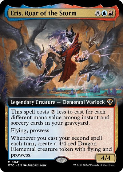 Eris, Roar of the Storm (Extended Art) (Commander: Outlaws of Thunder Junction) Near Mint Foil