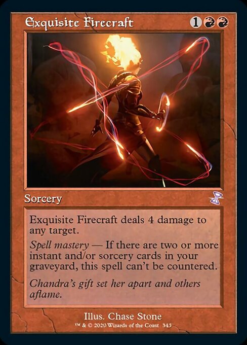 Exquisite Firecraft (Time Spiral Remastered) Near Mint Foil