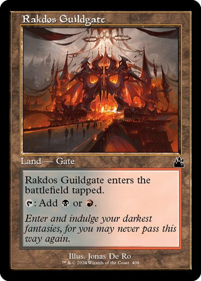 Rakdos Guildgate (Retro Frame) (Ravnica Remastered) Near Mint
