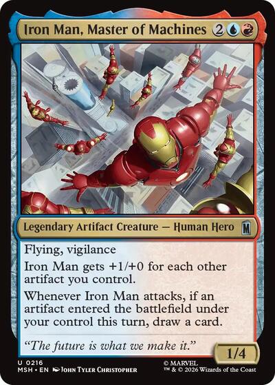 Iron Man, Master of Machines (Marvel Super Heroes) Near Mint Foil