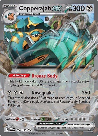 Copperajah ex (SV02: Paldea Evolved) Near Mint Holofoil