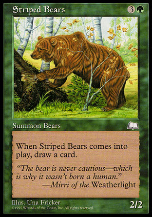 Striped Bears (Weatherlight) Near Mint