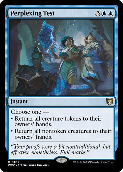 Perplexing Test (Commander: Wilds of Eldraine) Near Mint