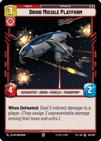 Droid Missile Platform (Jump to Lightspeed) Near Mint