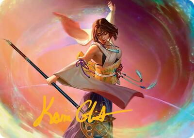 Yuna, Grand Summoner Art Card (Gold-Stamped Signature) (Art Series: FINAL FANTASY) Near Mint