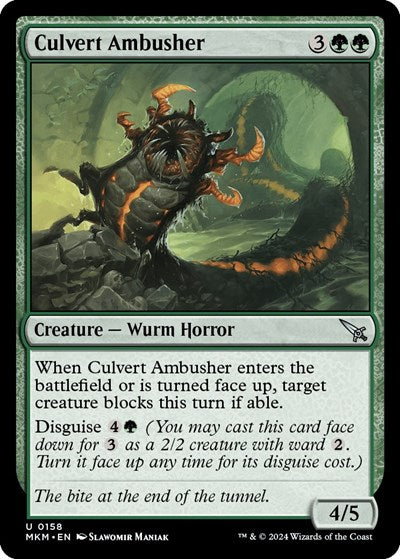 Culvert Ambusher (Murders at Karlov Manor) Near Mint Foil