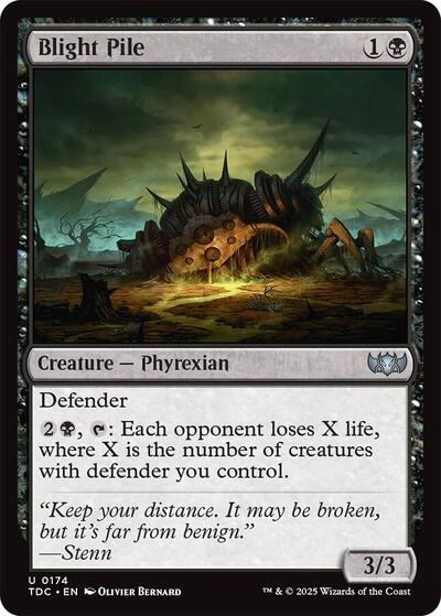 Blight Pile (Commander: Tarkir: Dragonstorm) Near Mint