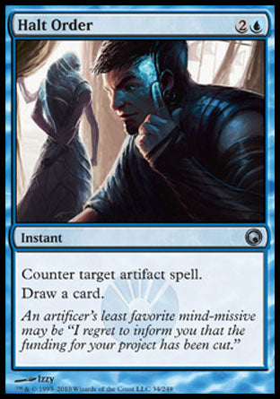 Halt Order (Scars of Mirrodin) Light Play