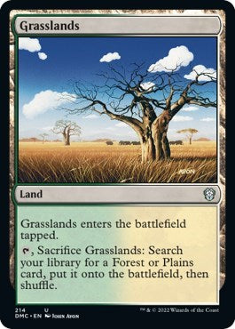 Grasslands (Commander: Dominaria United) Light Play