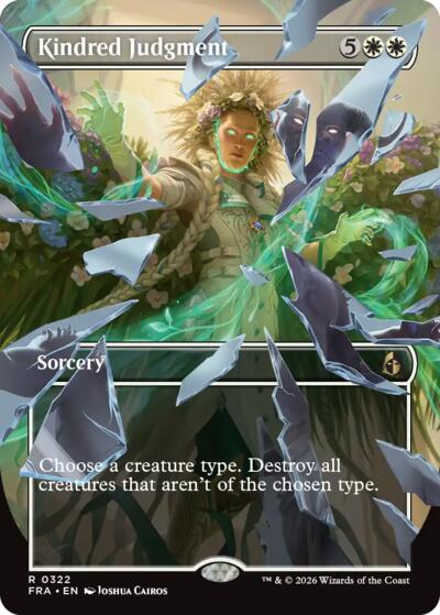 Kindred Judgment (Borderless) (Reality Fracture) Near Mint