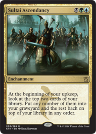 Sultai Ascendancy (Khans of Tarkir) Light Play Foil