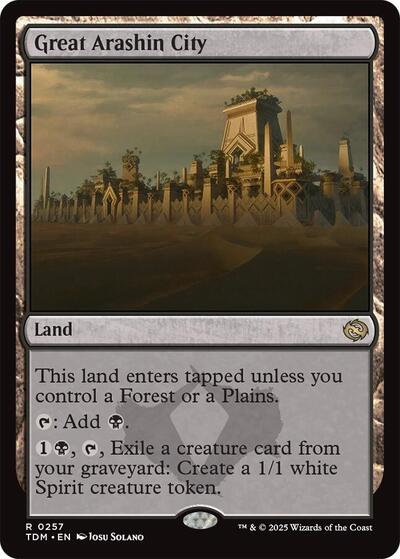 Great Arashin City (Tarkir: Dragonstorm) Near Mint