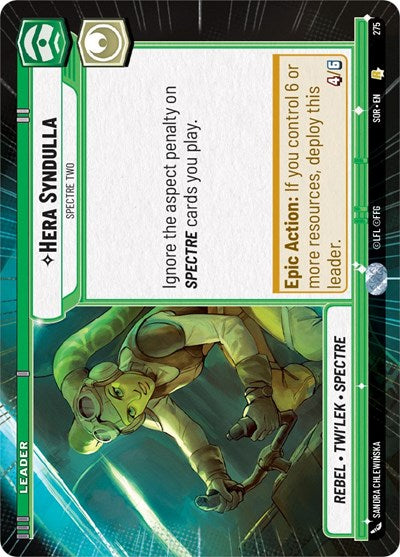 Hera Syndulla Spectre Two (Hyperspace) (Spark of Rebellion) Near Mint