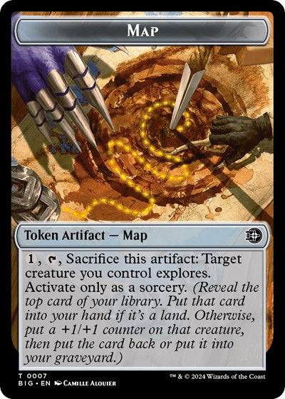 Map Token (Outlaws of Thunder Junction: The Big Score) Near Mint