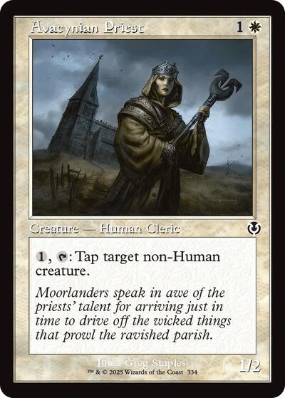 Avacynian Priest (Retro Frame) (Innistrad Remastered) Near Mint