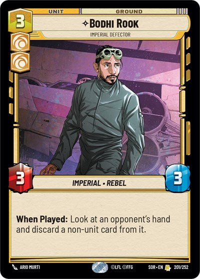 Bodhi Rook Imperial Defector (Spark of Rebellion) Near Mint