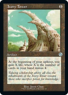 Ivory Tower (The Brothers' War: Retro Frame Artifacts) Light Play Foil