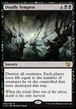 Deadly Tempest (Commander 2015) Heavy Play