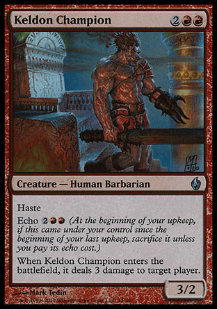 Keldon Champion (Premium Deck Series: Fire and Lightning) Near Mint Foil
