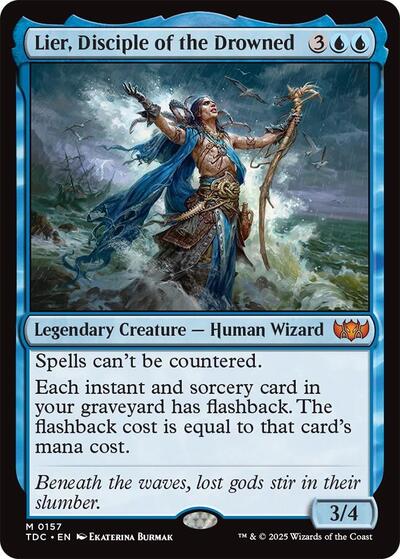 Lier, Disciple of the Drowned (Commander: Tarkir: Dragonstorm) Light Play