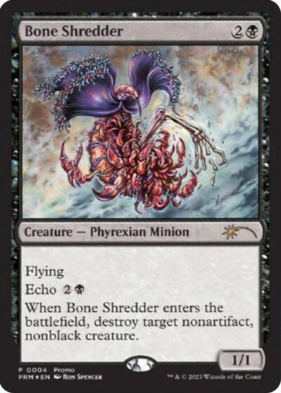 Bone Shredder (Graphic Novel Insert) (Promos: Media) Light Play Foil