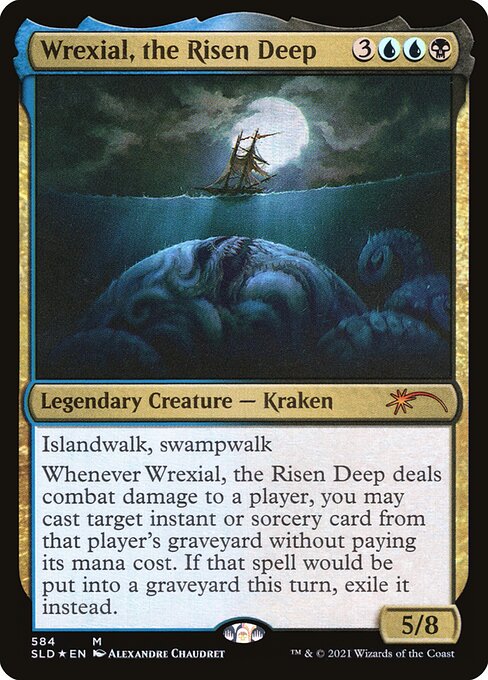 Wrexial the Risen Deep (Secret Lair) Light Play Foil