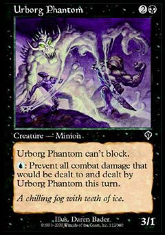 Urborg Phantom (Invasion) Light Play Foil