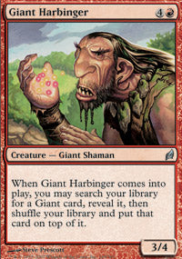 Giant Harbinger (Lorwyn) Medium Play Foil