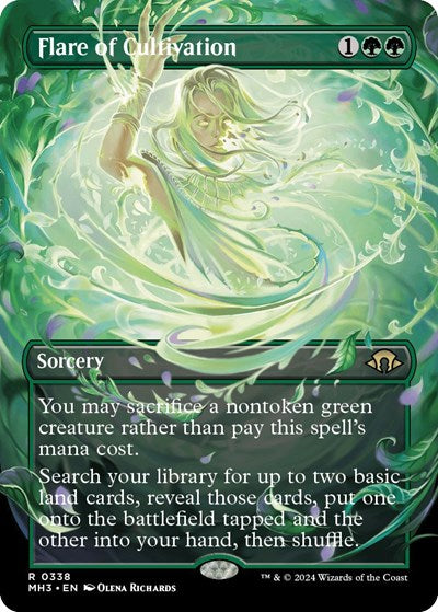 Flare of Cultivation (Borderless) (Modern Horizons 3) Light Play