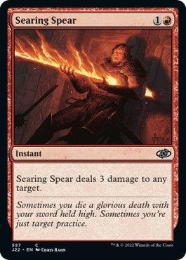 Searing Spear (Jumpstart 2022) Near Mint