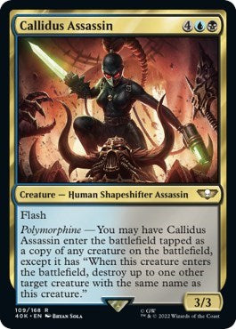 Callidus Assassin (Universes Beyond: Warhammer 40K) Medium Play