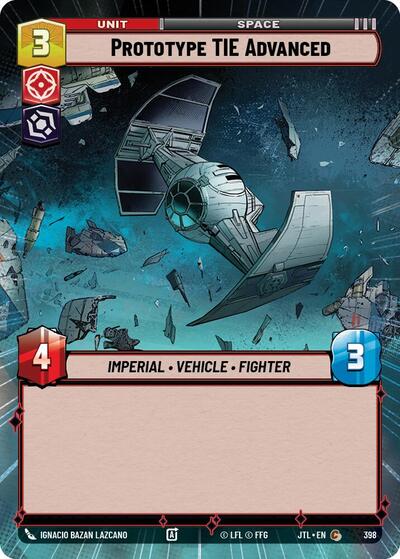 Prototype TIE Advanced (Hyperspace) (Jump to Lightspeed) Near Mint