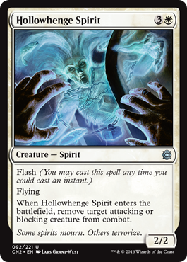 Hollowhenge Spirit (Conspiracy: Take the Crown) Near Mint Foil