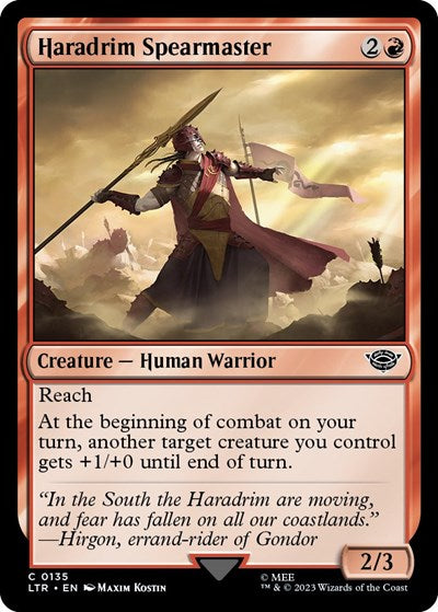 Haradrim Spearmaster (Universes Beyond: The Lord of the Rings: Tales of Middle-earth) Light Play