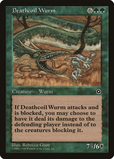 Deathcoil Wurm (Portal Second Age) Medium Play