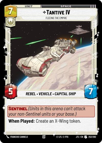 Tantive IV Fleeing the Empire (Jump to Lightspeed) Near Mint