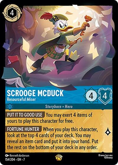 Scrooge McDuck - Resourceful Miser (Archazia's Island) Near Mint