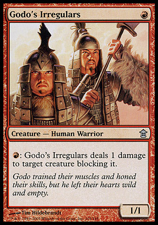 Godo's Irregulars (Saviors of Kamigawa) Heavy Play