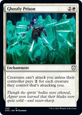 Ghostly Prison (Commander: Kaldheim) Heavy Play