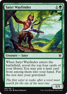 Satyr Wayfinder (Commander 2016 Edition) Light Play