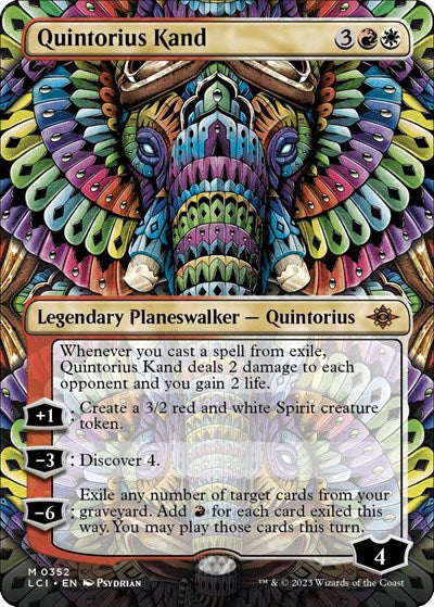 Quintorius Kand (0352) (Borderless) (The Lost Caverns of Ixalan) Light Play Foil