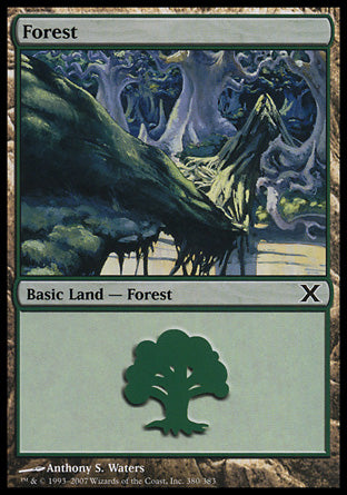 Forest (380) (10th Edition) Light Play