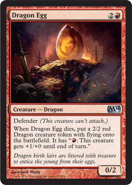 Dragon Egg (Magic 2014 Core Set) Medium Play