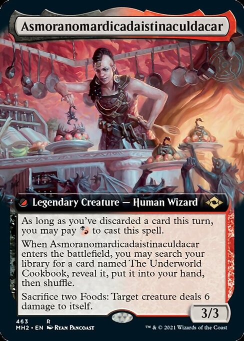 Asmoranomardicadaistinaculdacar (Extended Art) (Modern Horizons 2) Medium Play Foil