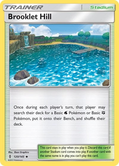 Brooklet Hill (SM - Guardians Rising) Light Play Reverse Holofoil