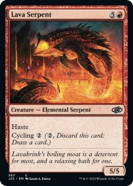 Lava Serpent (Jumpstart 2022) Light Play