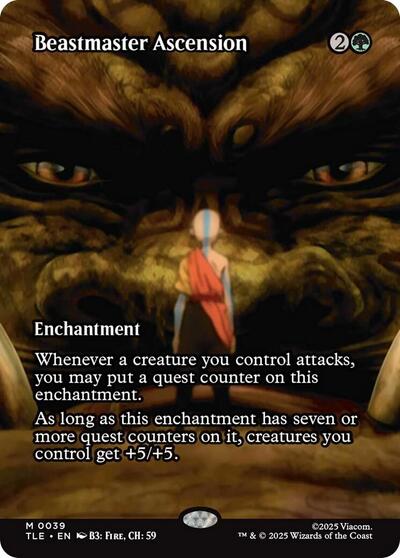 Beastmaster Ascension (Borderless) (Avatar: The Last Airbender: Eternal-Legal) Near Mint Foil