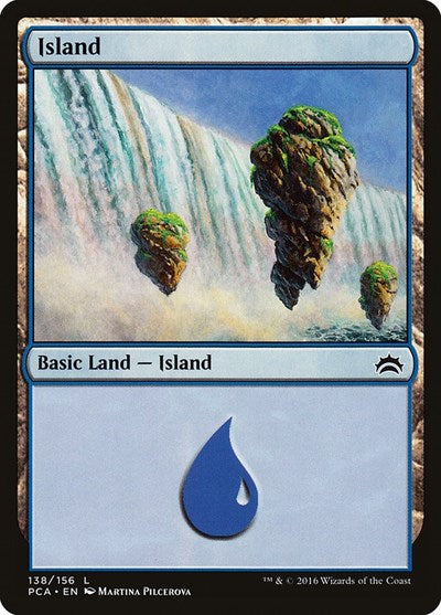 Island (138) (Planechase Anthology) Light Play