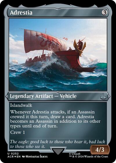 Adrestia (Foil Etched) (Universes Beyond: Assassin's Creed) Light Play Foil
